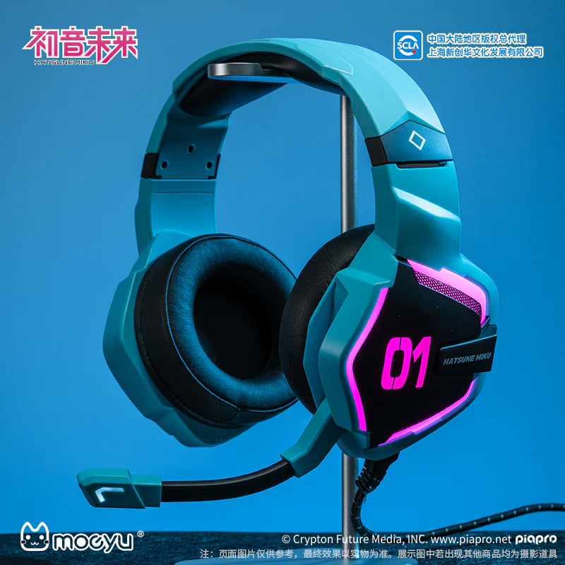 Official Hatsune Miku Heart of Esports Series Mechanical Gaming Headphones