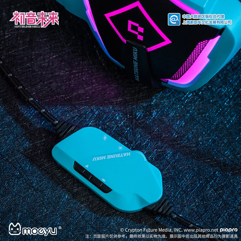 Official Hatsune Miku Heart of Esports Series Mechanical Gaming Headphones