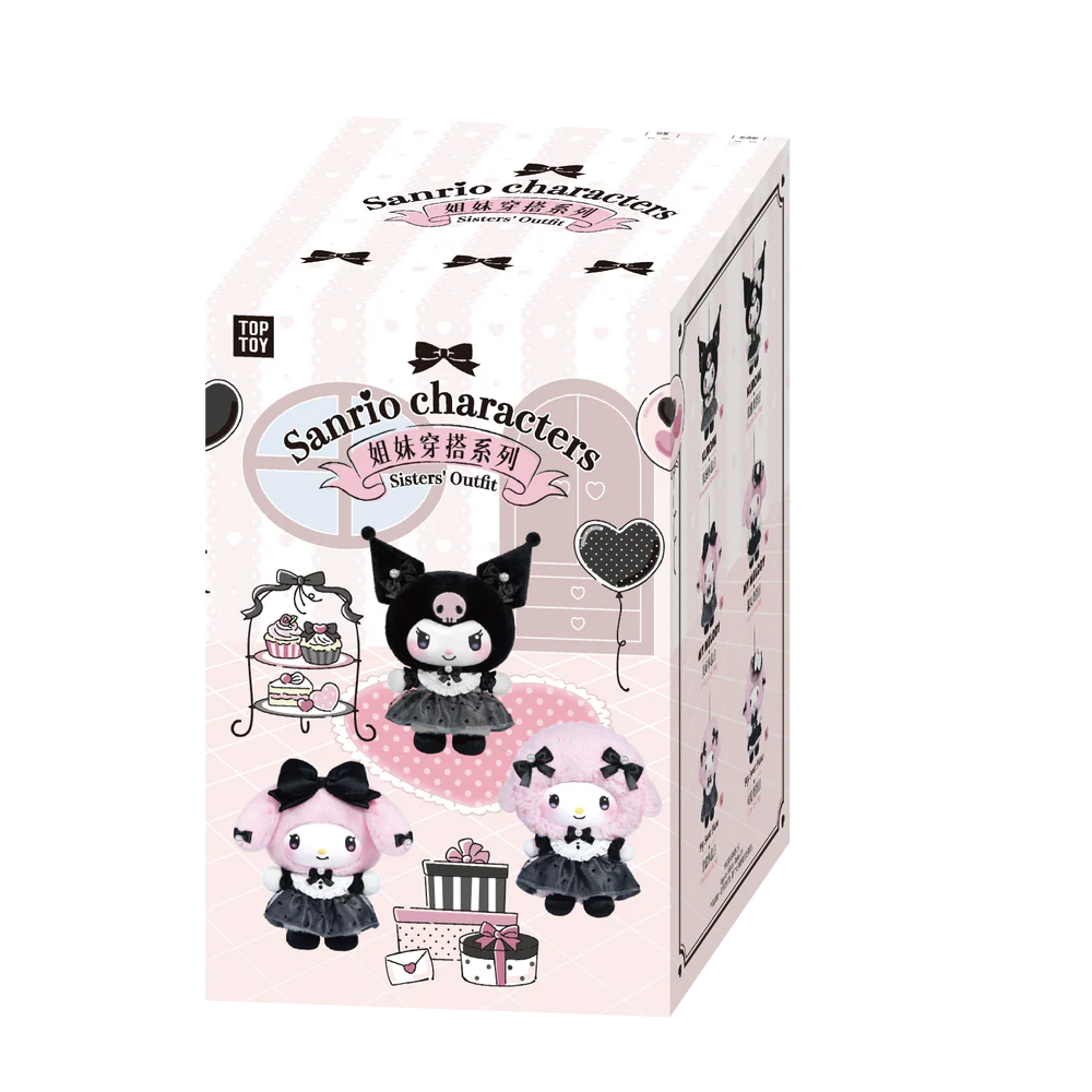TOPTOY Sanrio Characters Sisters' Outfit Plush Pendant Blind Box