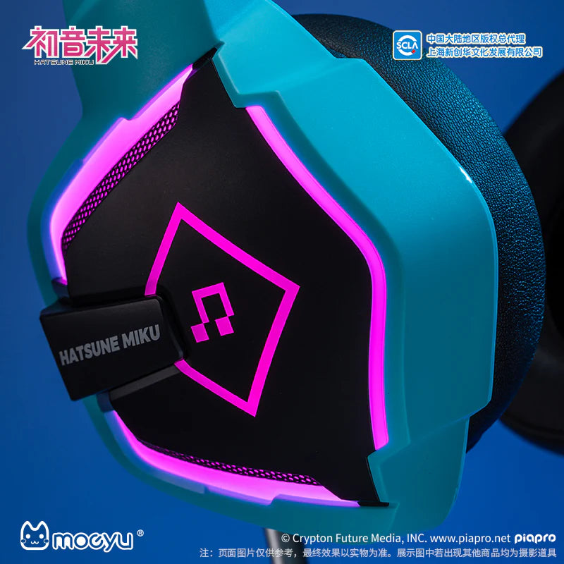 Official Hatsune Miku Heart of Esports Series Mechanical Gaming Headphones