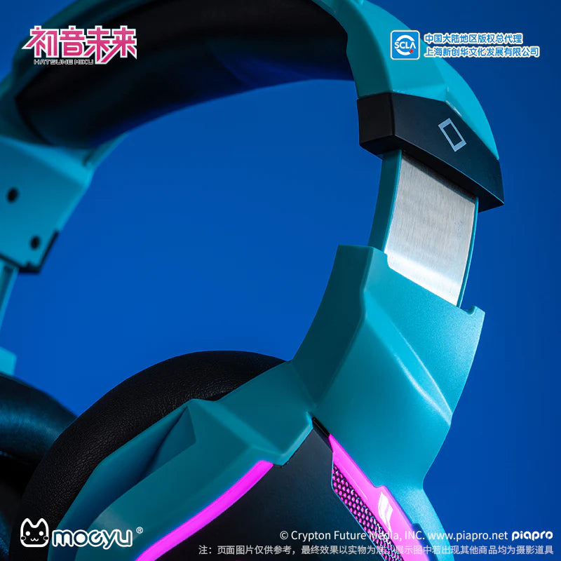 Official Hatsune Miku Heart of Esports Series Mechanical Gaming Headphones