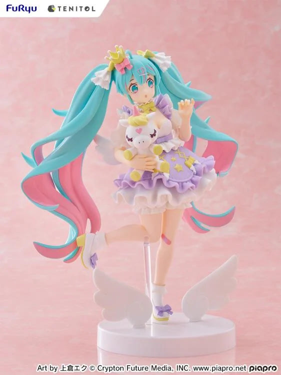 Vocaloid Tenitol Hatsune Miku (Yumekawa Princess Lavender Ver.) Figure