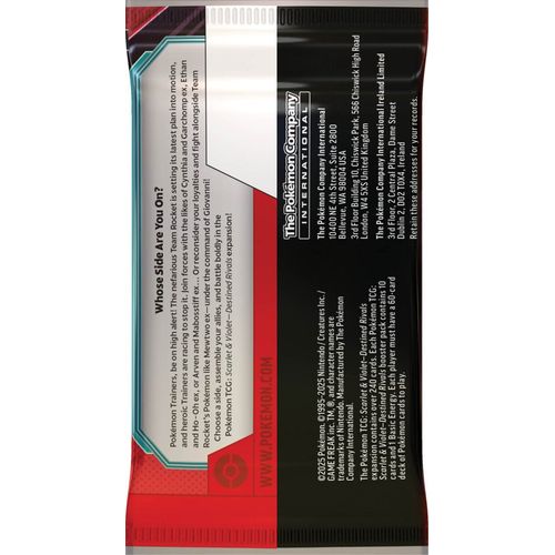 POKÉMON TCG Scarlet & Violet: Destined Rivals Booster Pack