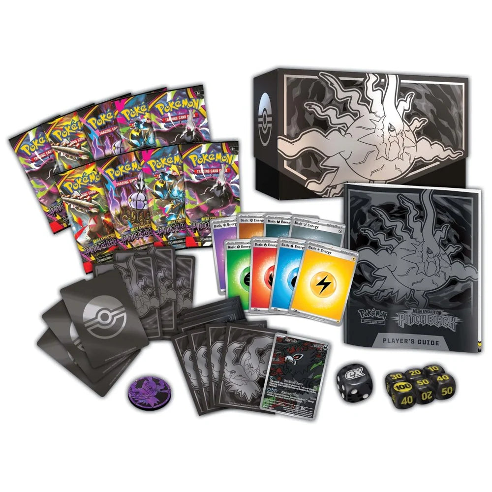LIMIT 1 PER PERSON Pokemon TCG: Mega Evolution Pitch Black Elite Trainer Box (ETB)