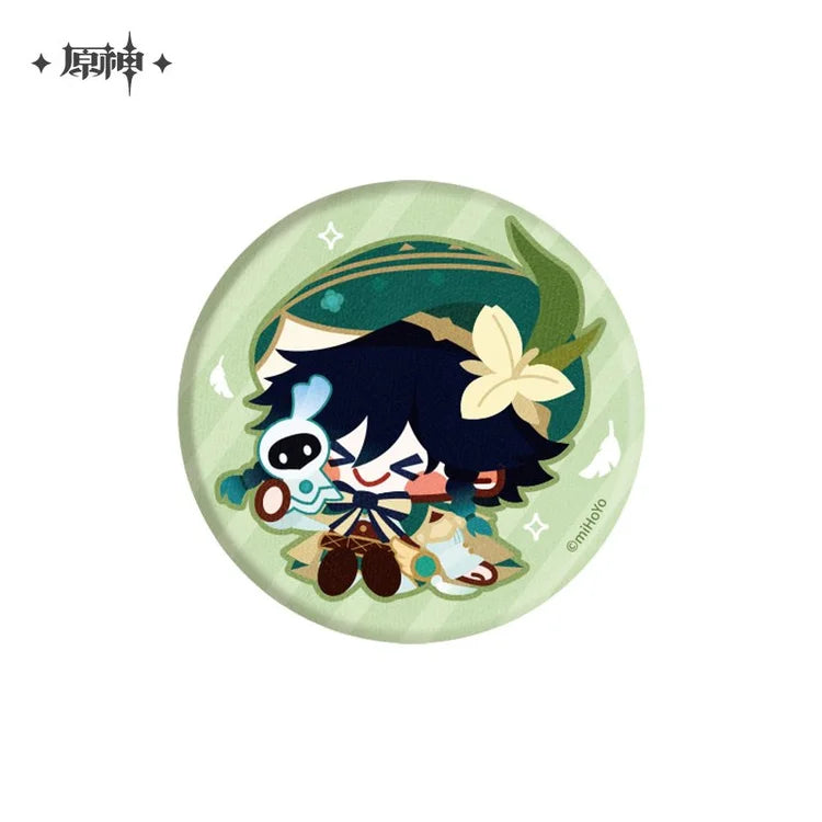 Genshin Impact Fluffy Chibi Collection Badge