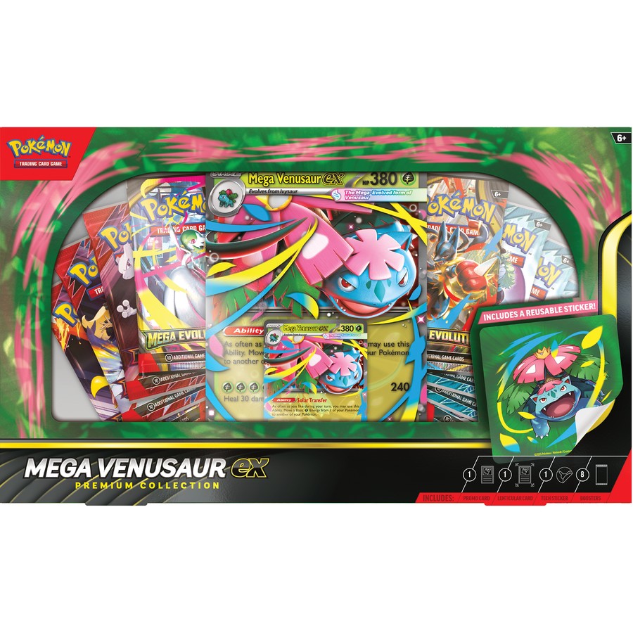 LIMITED TO 1 PER PERSON Pokemon TCG: Mega Venusaur ex Premium Collection Box