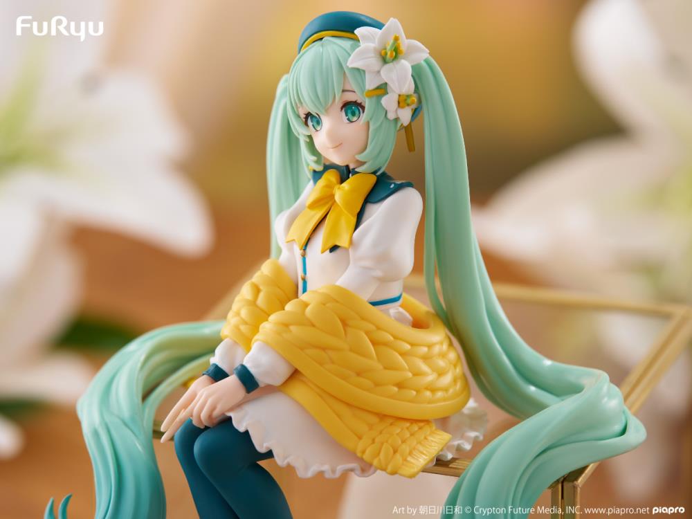 Vocaloid Hatsune Miku (Flower Fairy Lily White Ver.) Noodle Stopper Figure