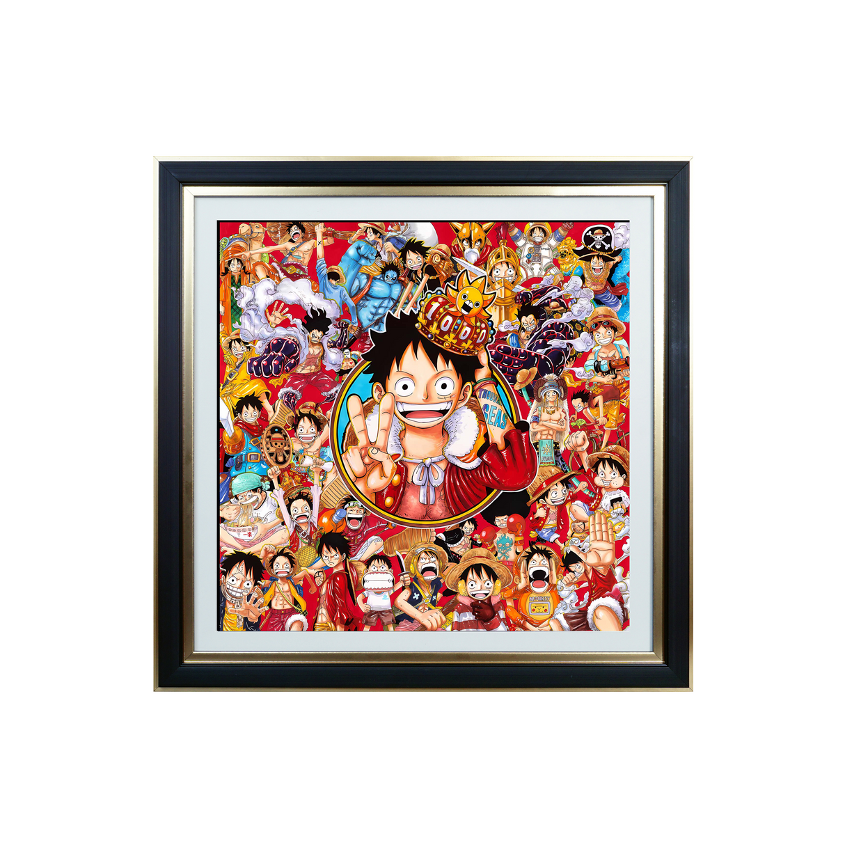 One Piece Handmade Multilayer Decorative 3D Paper Craft Frame