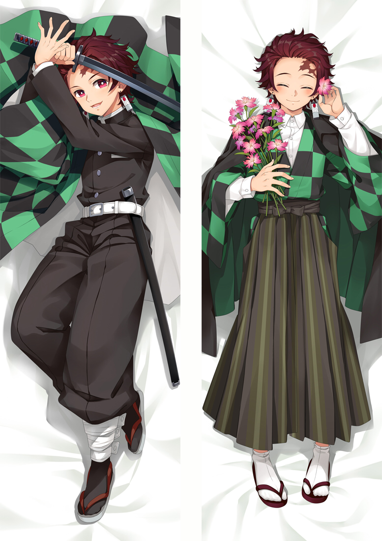 215 - Demon Slayer Tanjiro Kamado Hugging Body Pillow Package