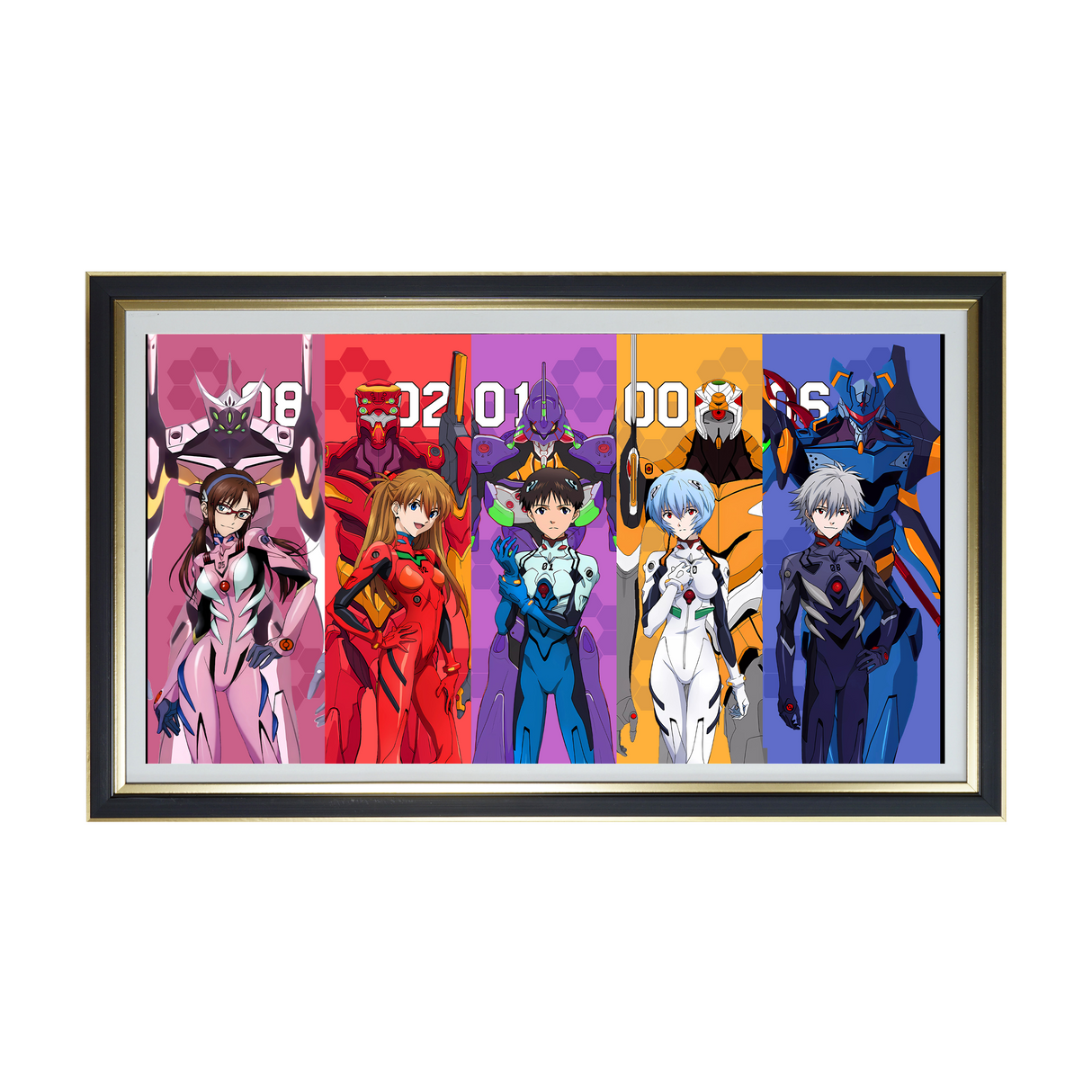 Evangelion Handmade Multilayer Decorative 3D Paper Craft Frame