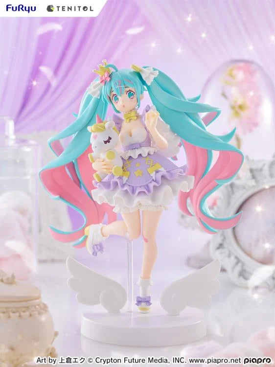 Vocaloid Tenitol Hatsune Miku (Yumekawa Princess Lavender Ver.) Figure