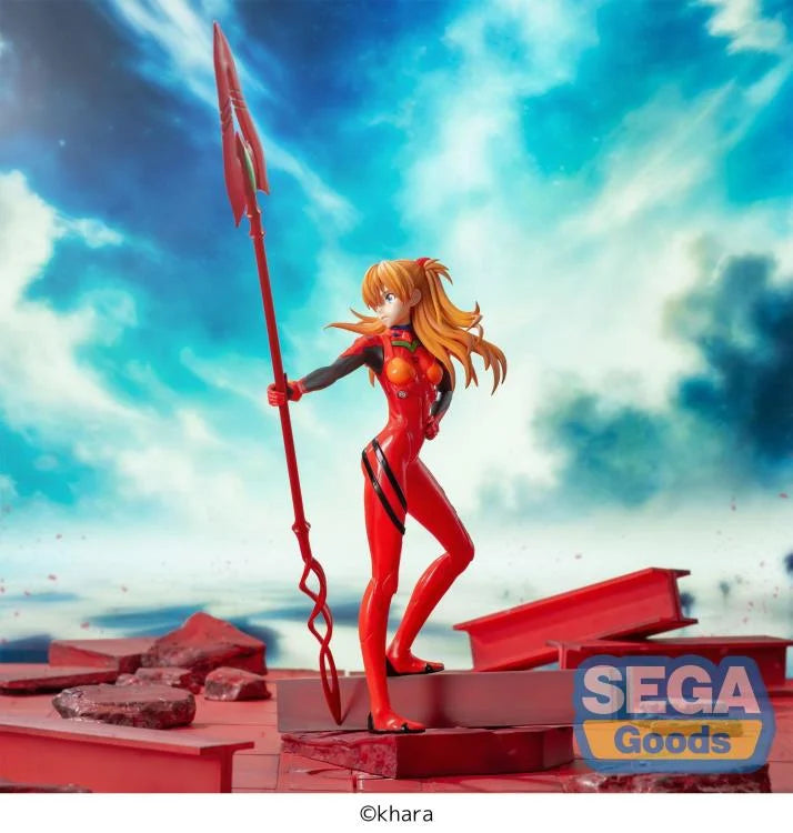 Rebuild of Evangelion Luminasta Asuka Shikinami Langley x Spear of Cassius Figure