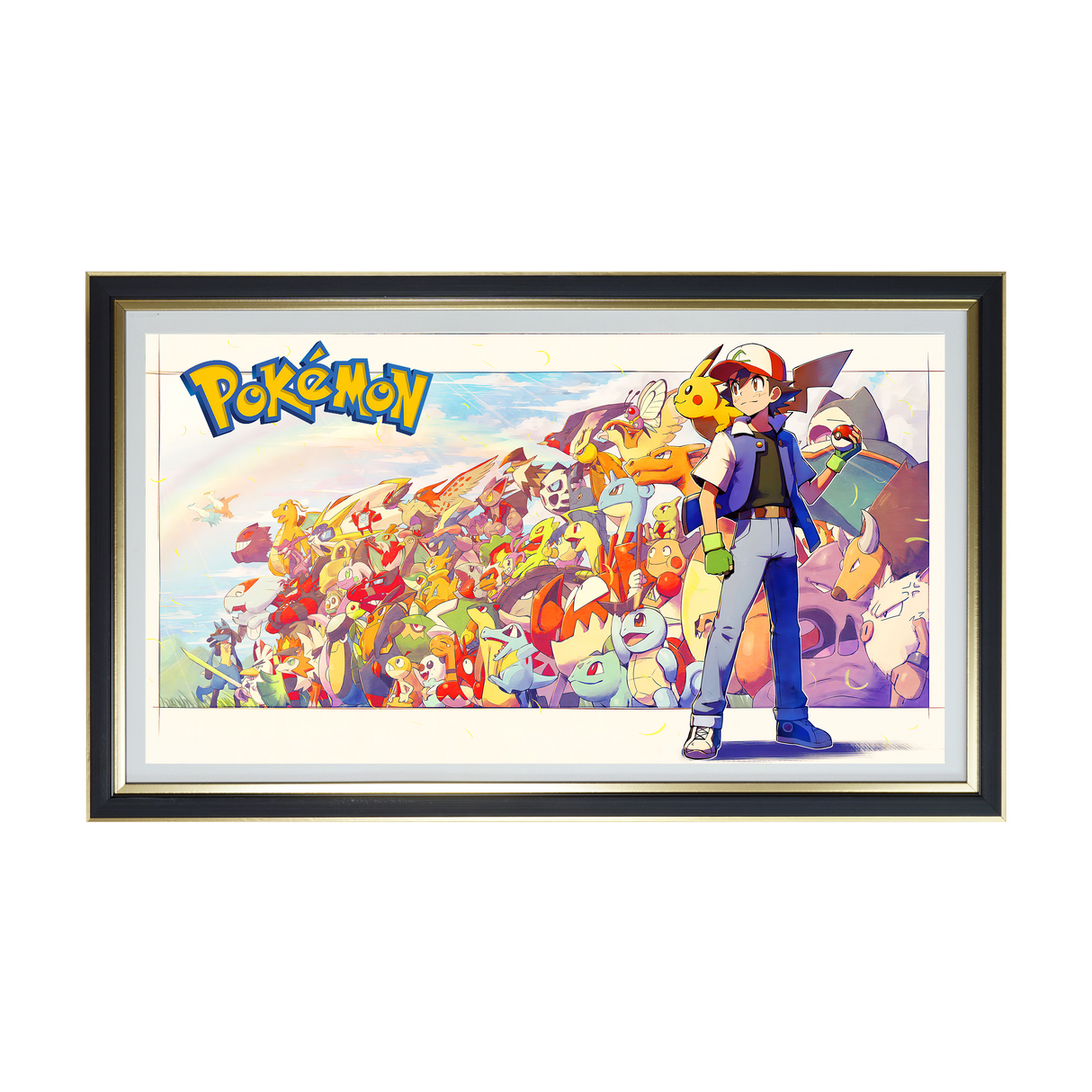 Pokemon Handmade Multilayer Decorative 3D Paper Craft Frame