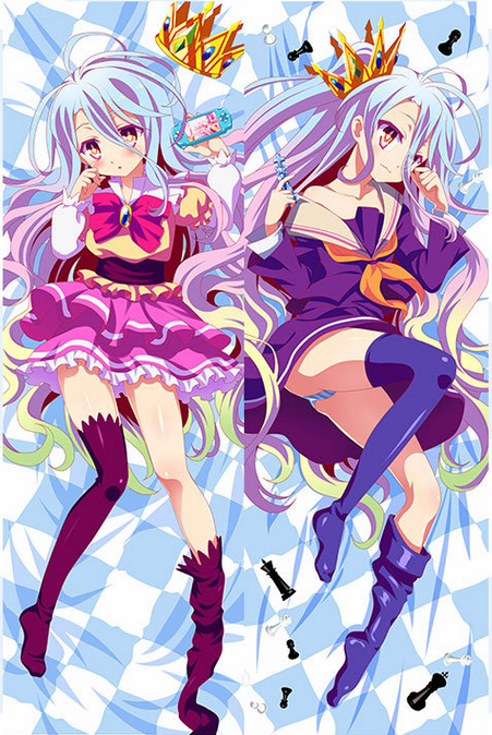032 - No Game No Life Shiro Hugging Body Pillow Package