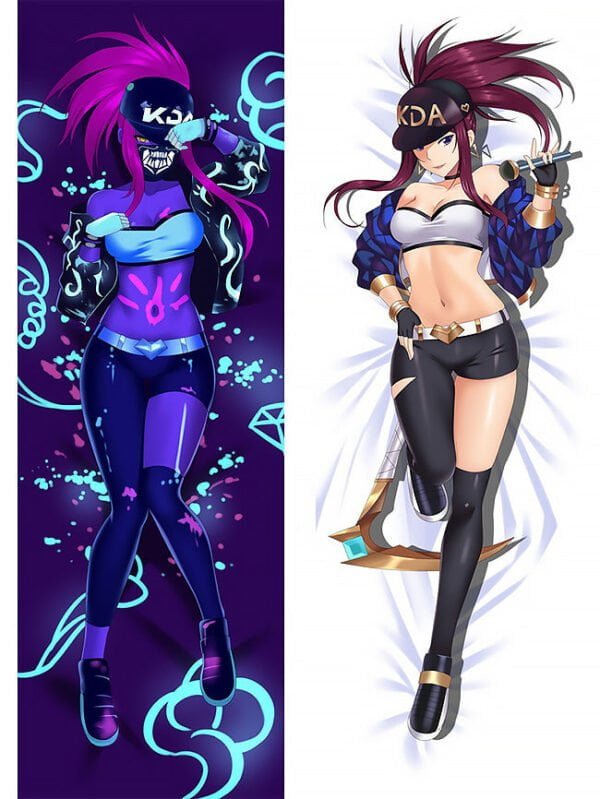 339 - League of Legends K/DA Akali Hugging Body Pillow Package