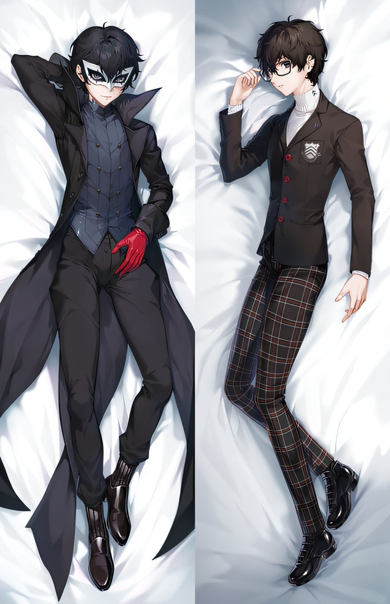 357 - Persona 5 Joker Hugging Body Pillow Package