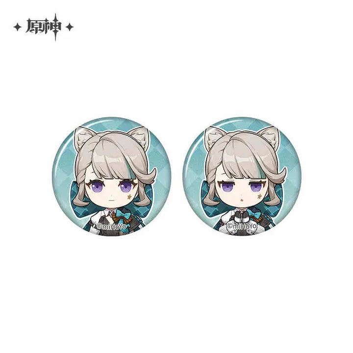 Genshin Impact Photo Reminiscing Series Official Mini Badge Set