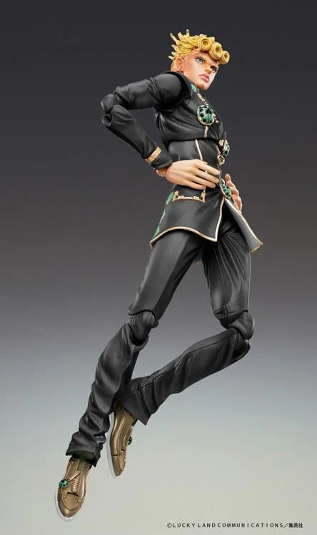 JoJo's Bizarre Adventure Super Action Statue Giorno Giovanna (Black Ver.)