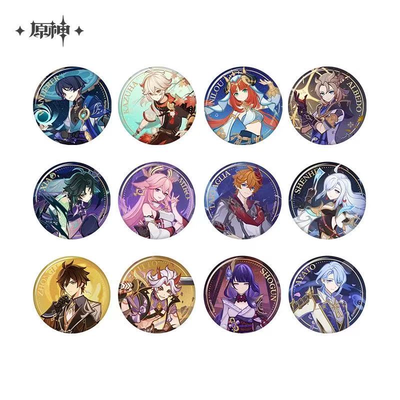 Genshin Impact Genius Invokation TCG Tournament Series Official Badges