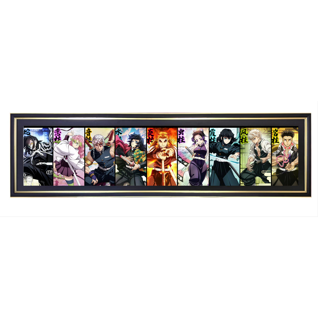 Demon Slayer Handmade Multilayer Decorative 3D Paper Craft Frame