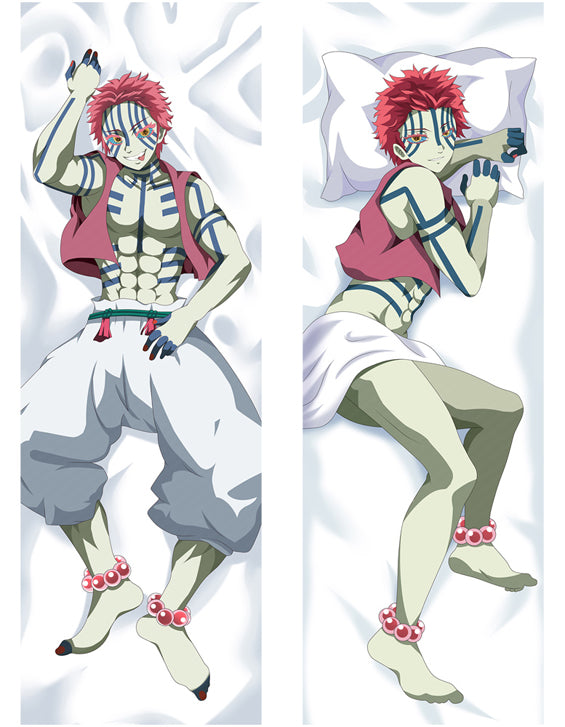388 - Demon Slayer Akaza Dakimakura Hugging Body Pillow Package