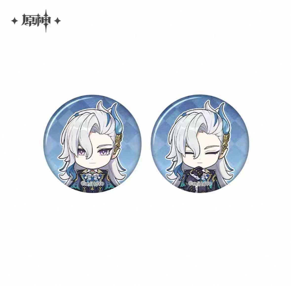 Genshin Impact Photo Reminiscing Series Official Mini Badge Set