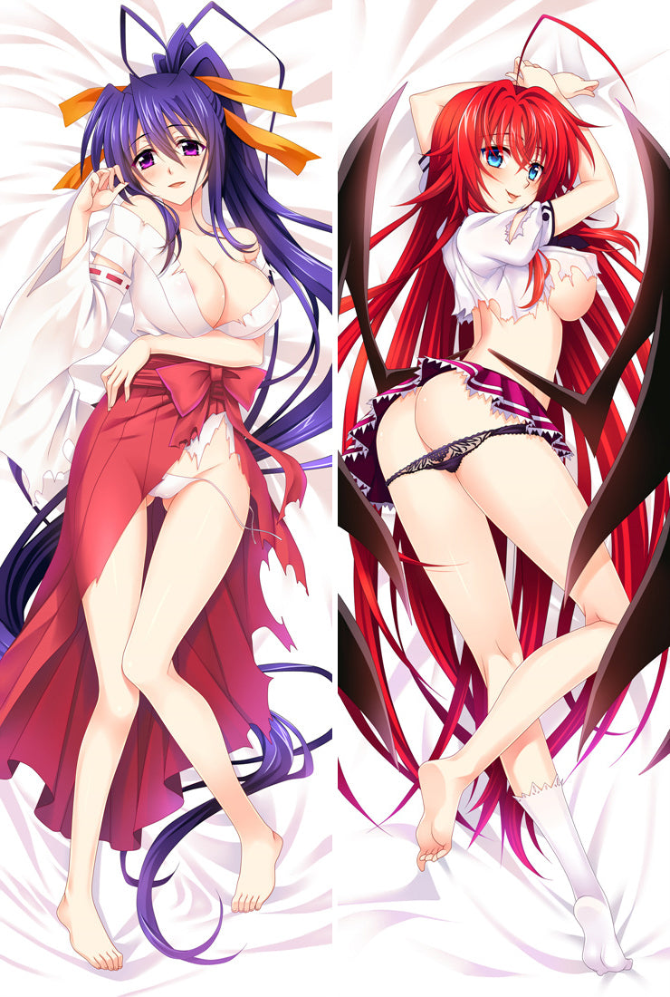 045 - High School DxD Akeno Himejima & Rias Gremory Hugging Body Pillow Package