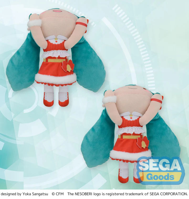 SEGA Hatsune Miku Christmas 2023 Nesoberi M Plush