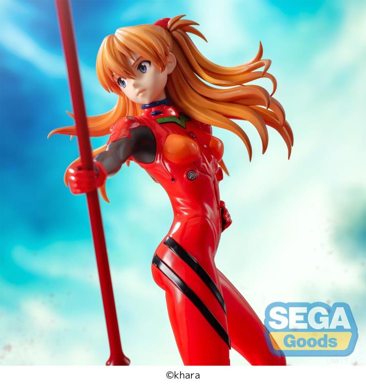 Rebuild of Evangelion Luminasta Asuka Shikinami Langley x Spear of Cassius Figure
