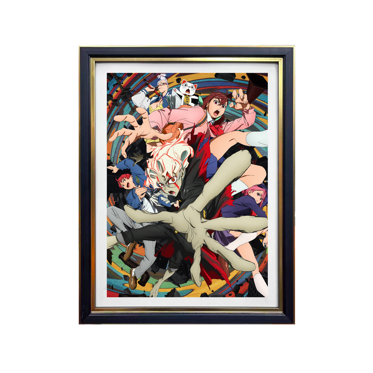 Dandadan Handmade Multilayer Decorative 3D Paper Craft Frame