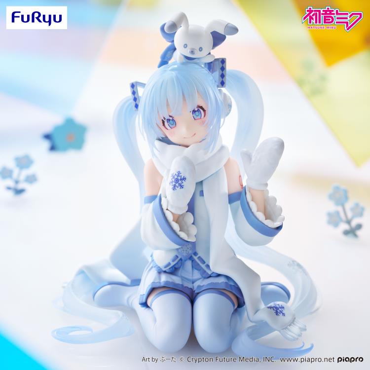 Vocaloid Snow Miku (Sky Town 10th Ver.) Noodle Stopper Figure