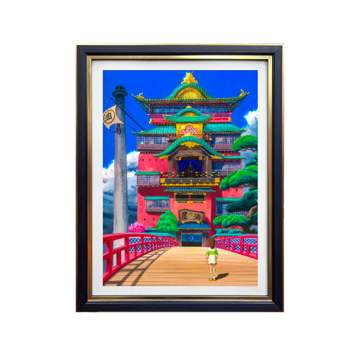 Studio Ghibli Handmade Multilayer Decorative 3D Paper Craft Frame