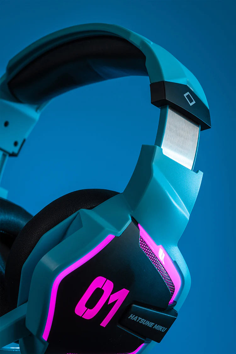 Official Hatsune Miku Heart of Esports Series Mechanical Gaming Headphones