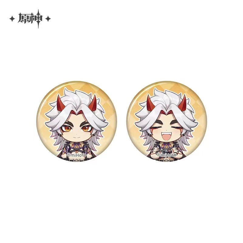 Genshin Impact Photo Reminiscing Series Official Mini Badge Set