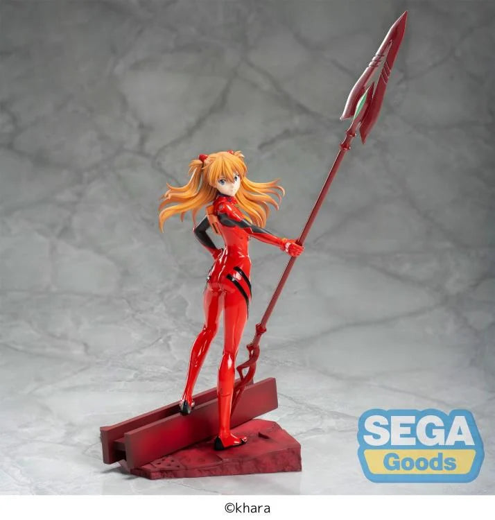 Rebuild of Evangelion Luminasta Asuka Shikinami Langley x Spear of Cassius Figure
