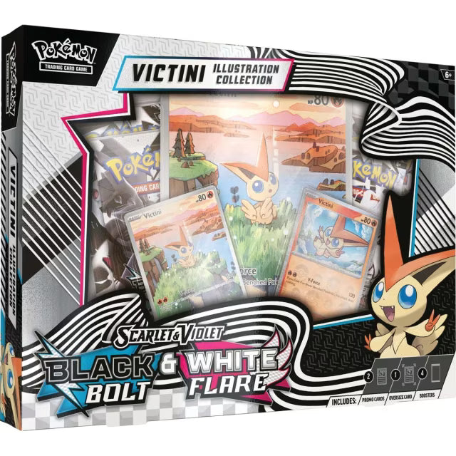 POKÉMON TCG: Black Bolt & White Flare Victini Illustration Collection