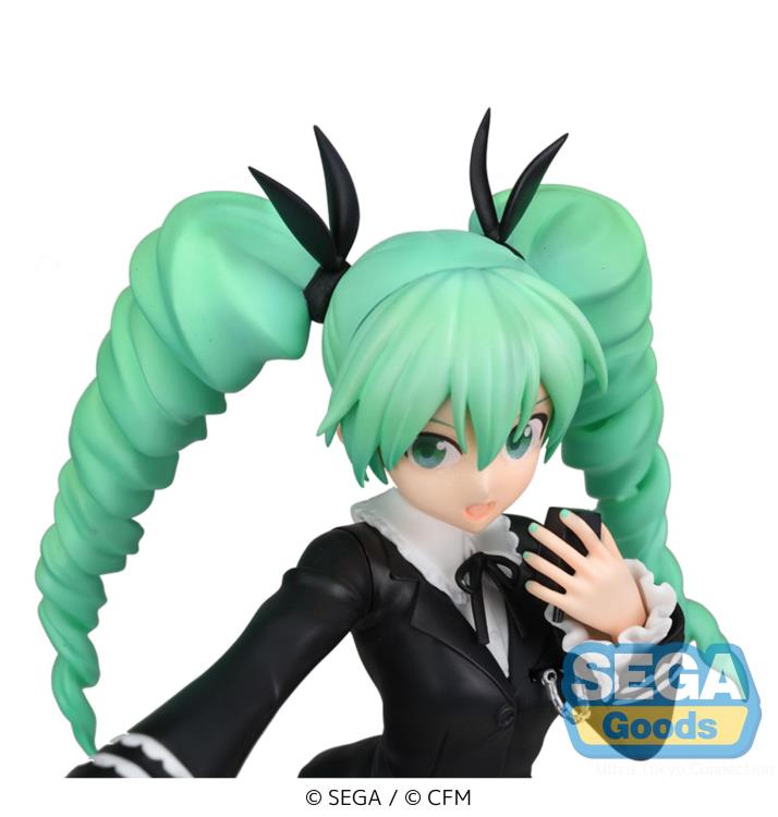Hatsune Miku Project DIVA Arcade Future Tone Hatsune Miku (Dark Angel Ver.) Super Premium Figure