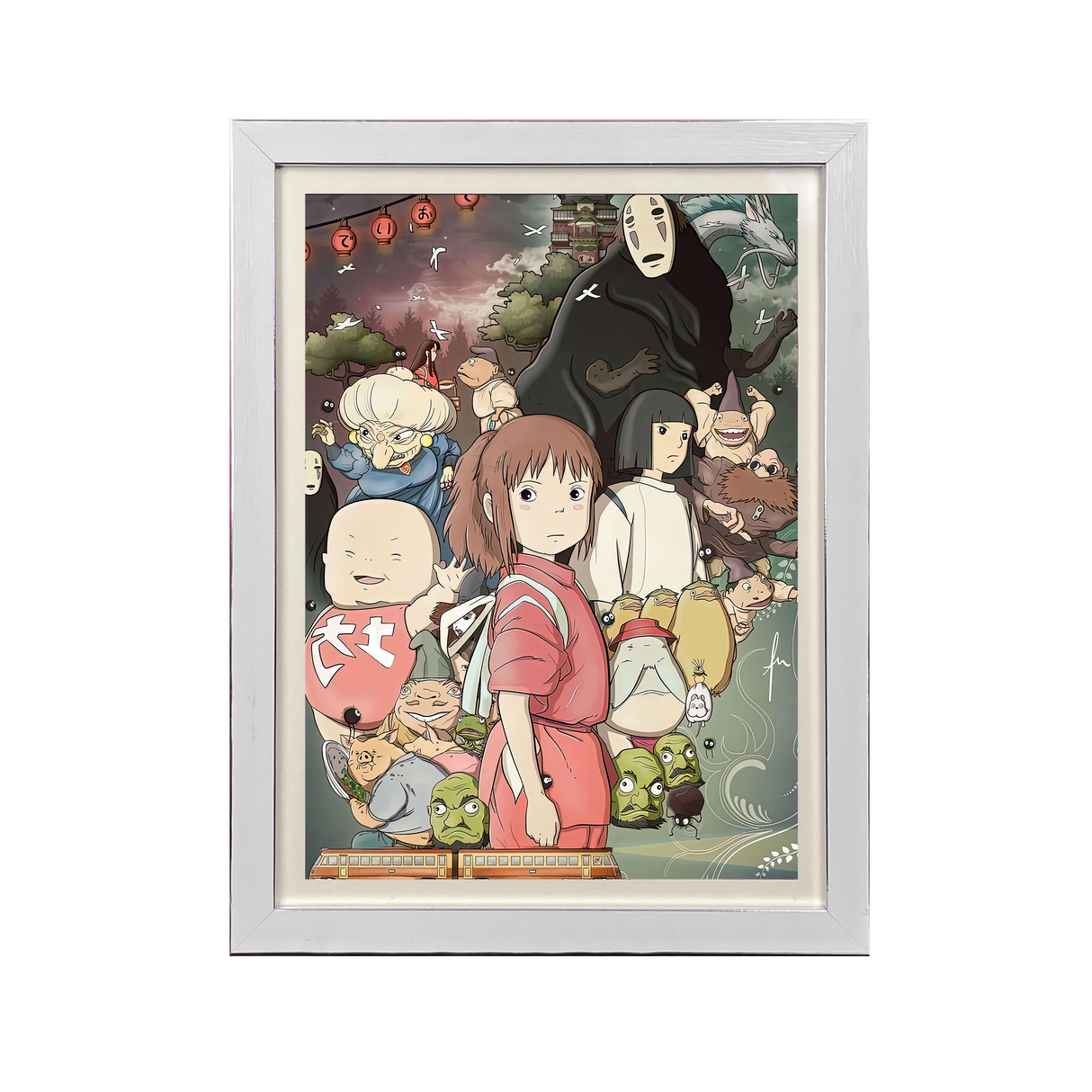 Studio Ghibli Handmade Multilayer Decorative 3D Paper Craft Frame