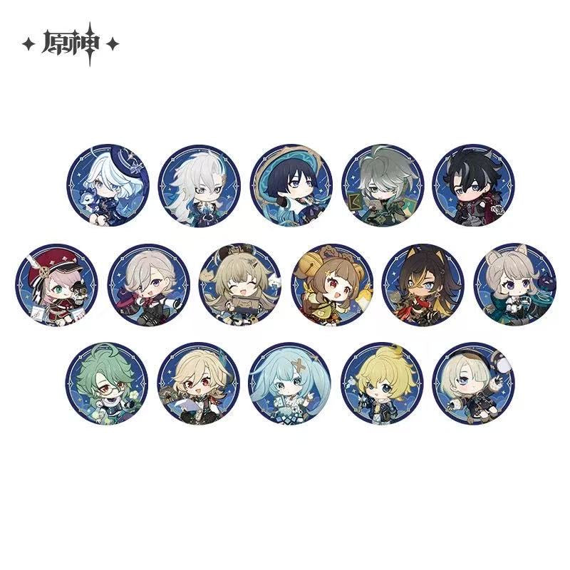 Genshin Impact Starlit Letter Series Official Badges