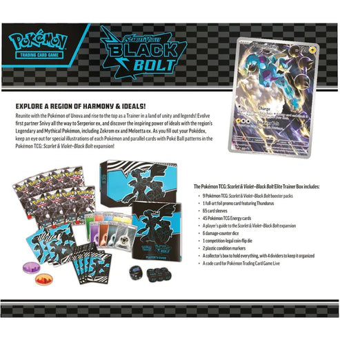 POKÉMON TCG Scarlet & Violet: Black Bolt Elite Trainer Box (ETB)