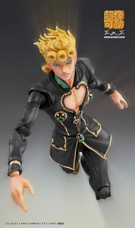 JoJo's Bizarre Adventure Super Action Statue Giorno Giovanna (Black Ver.)