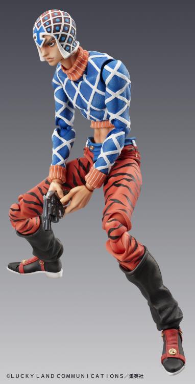 JoJo's Bizarre Adventure: Golden Wind Super Action Statue Guido Mista & Sex Pistols (Reissue)