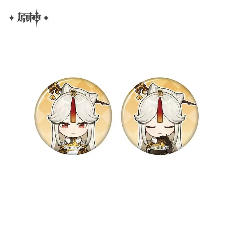 Genshin Impact Photo Reminiscing Series Official Mini Badge Set