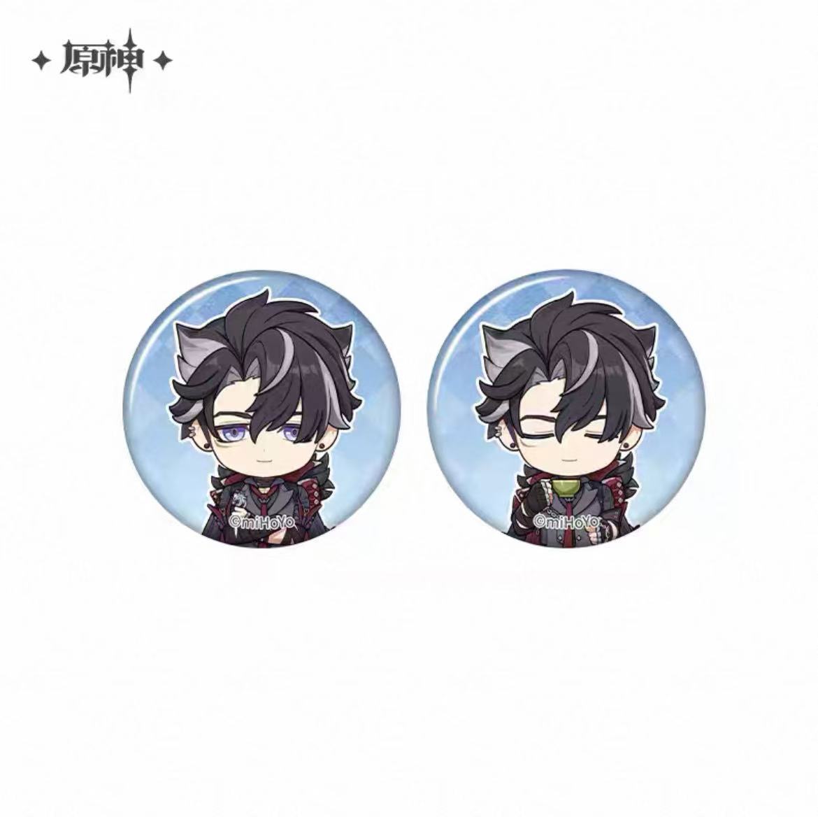 Genshin Impact Photo Reminiscing Series Official Mini Badge Set