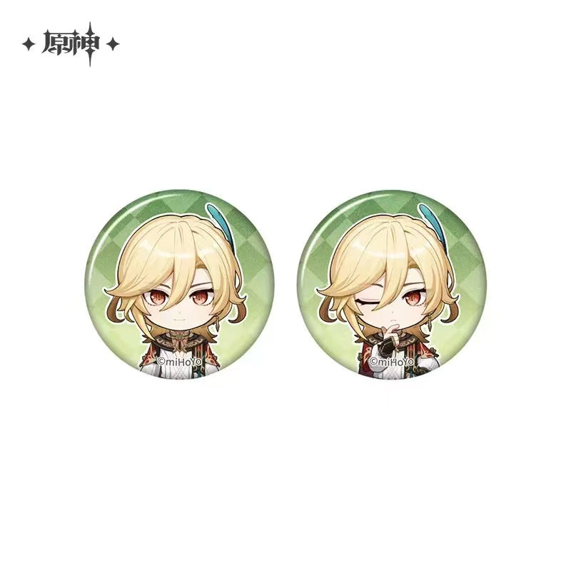 Genshin Impact Photo Reminiscing Series Official Mini Badge Set