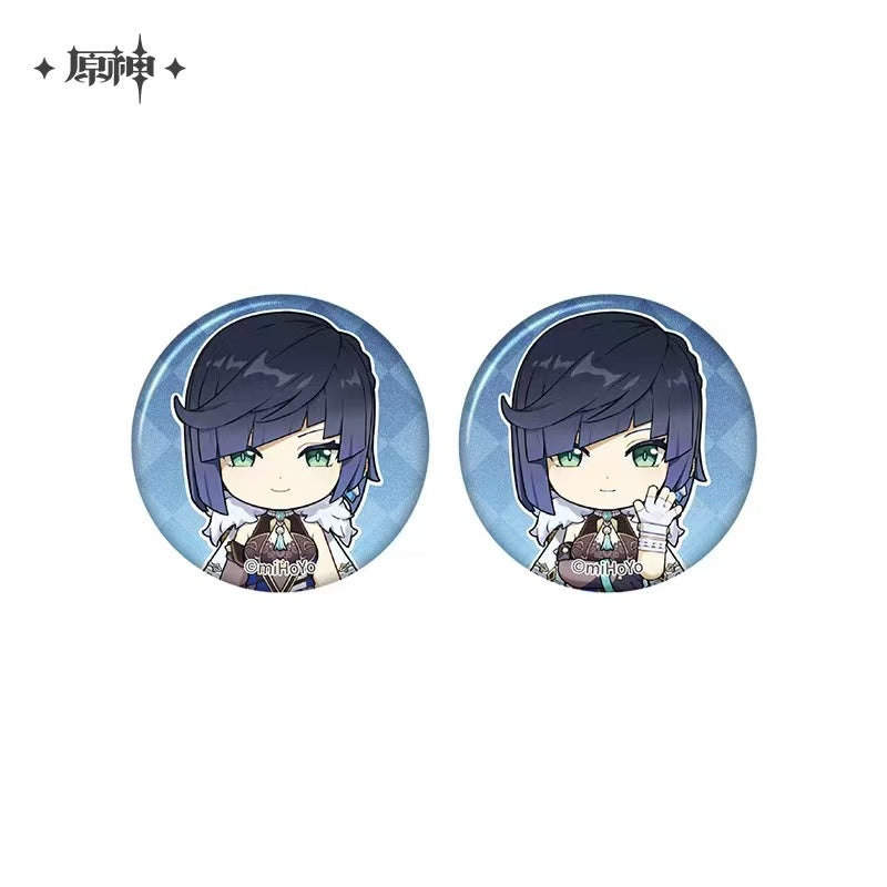 Genshin Impact Photo Reminiscing Series Official Mini Badge Set