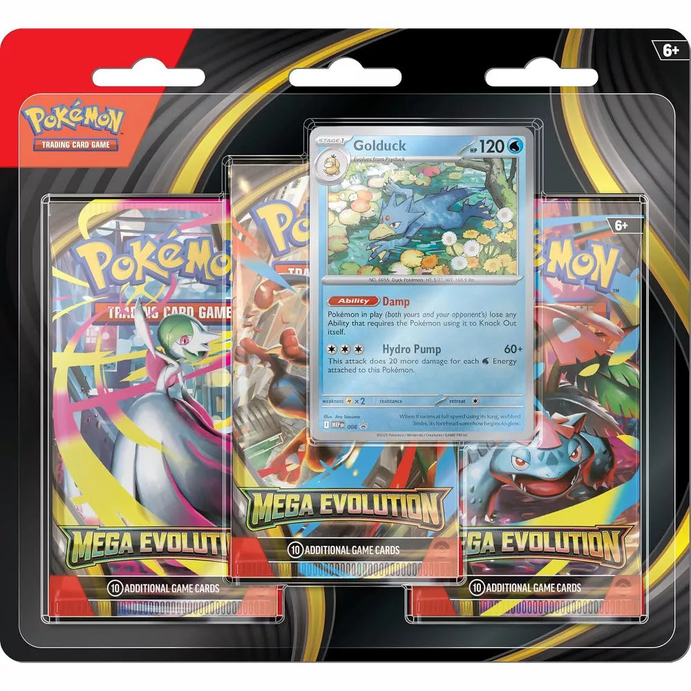 POKÉMON TCG: Mega Evolutions Three-Booster Blister Pack