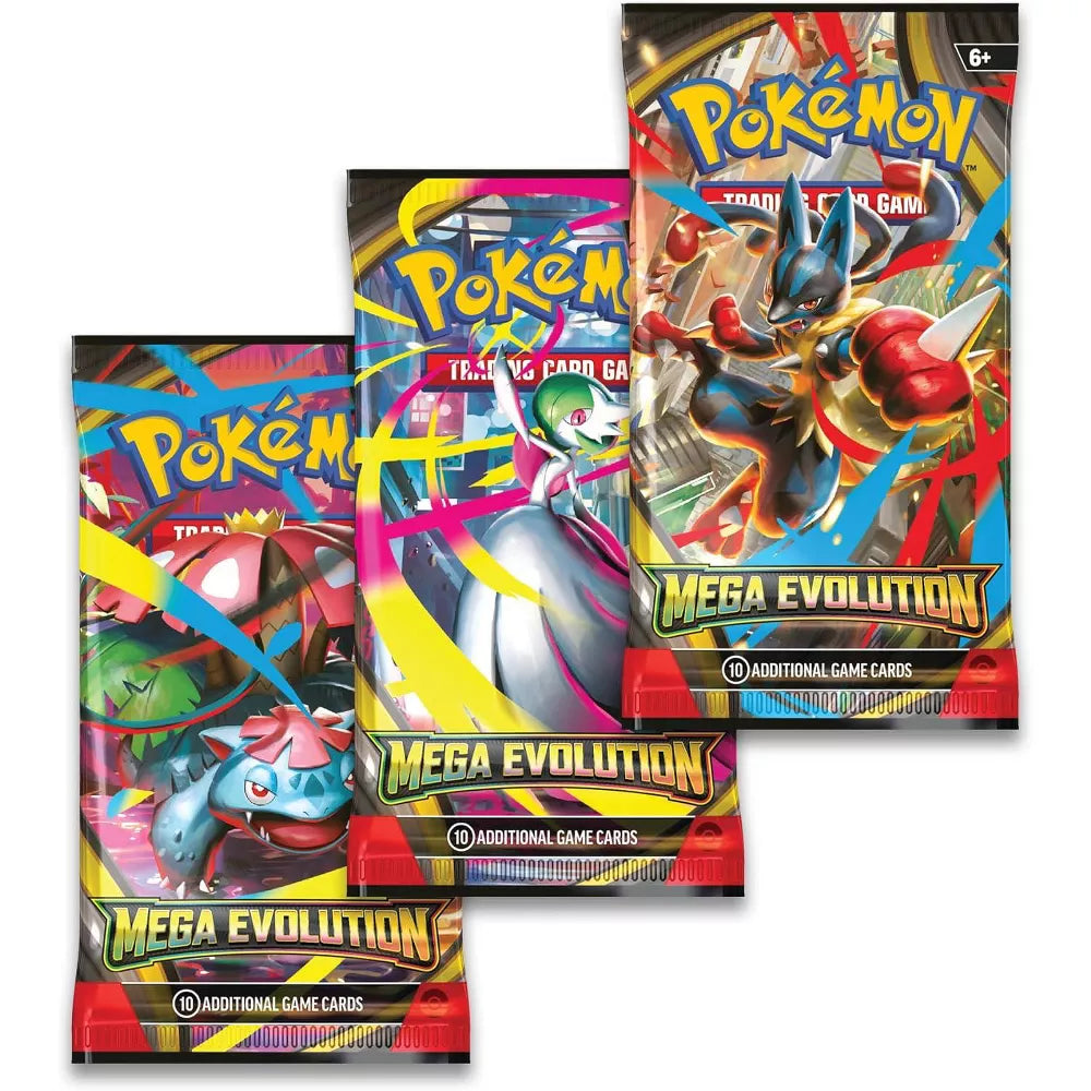 POKÉMON TCG: Mega Evolutions Three-Booster Blister Pack