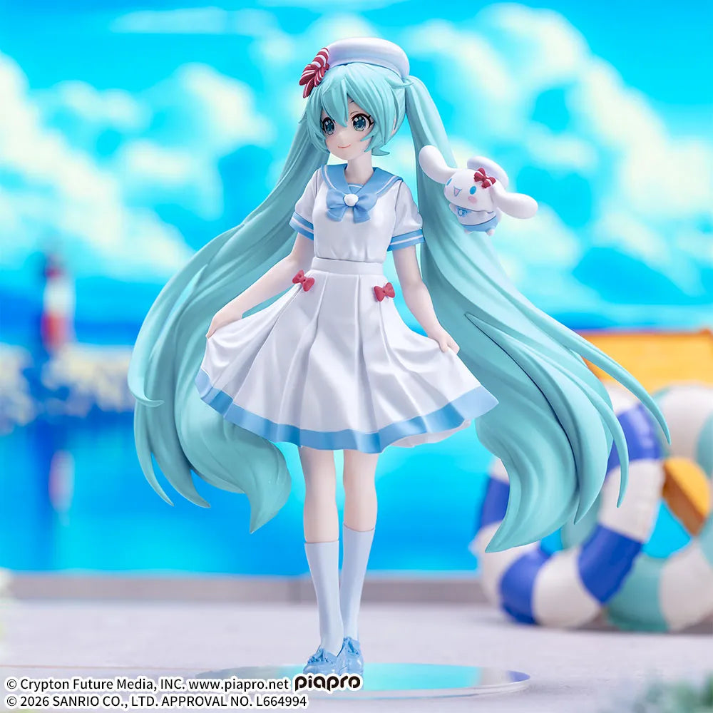SEGA XStellar Hatsune Miku x Cinnamoroll Summer Ver. Figure