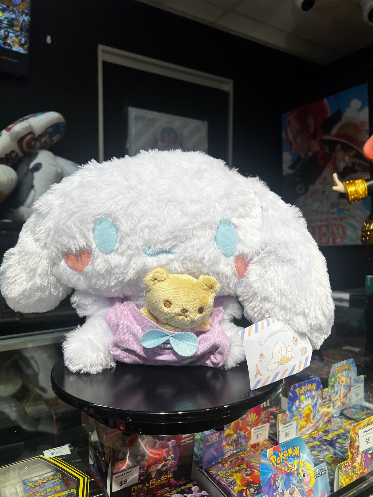 Sanrio Cinnamoroll Holding Teddy Bear Plush
